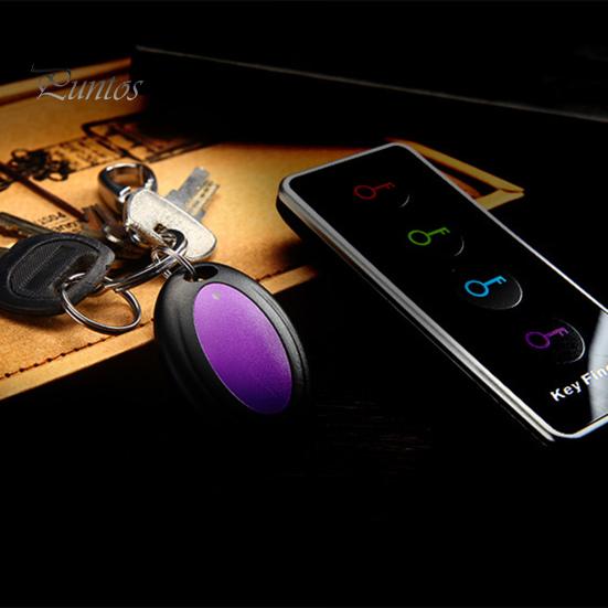 Anti-Lost Alarm Tracking Device Portable Wireless 80dB 30m Distance 499.82MHz One Click Search Tracker ABS Four Colors Key Finder Home Supply