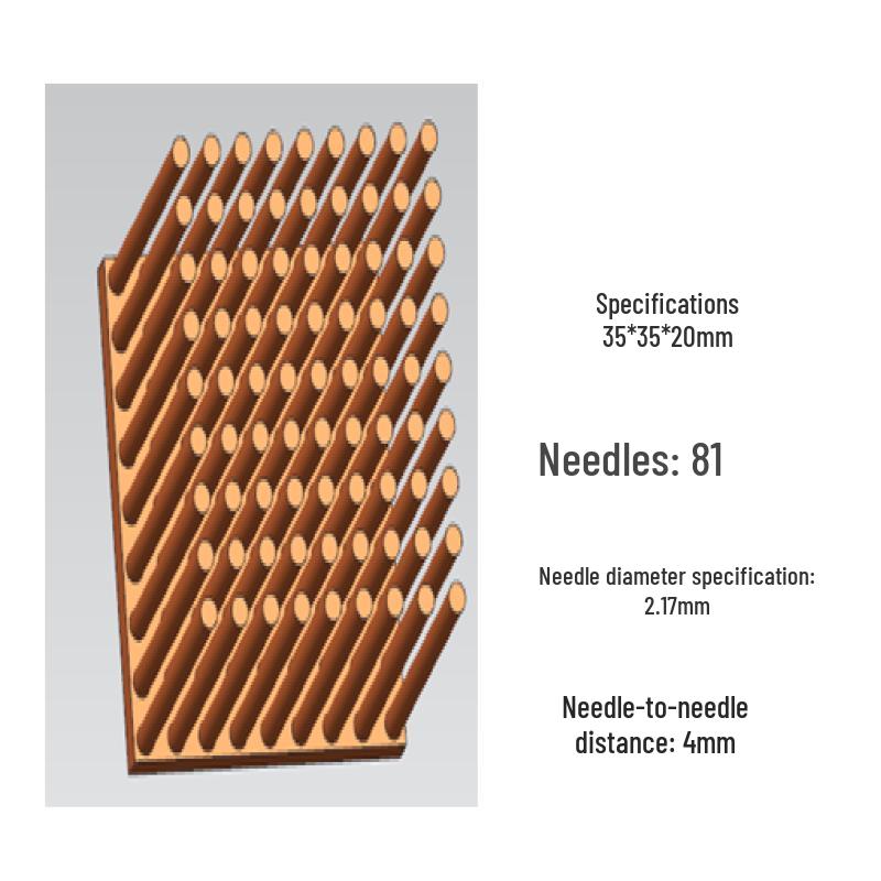 Quiet Copper Pin-Fin Server Heatsink