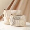 Sweet Lace Cosmetic Bag Travel Toiletry Pouch Organizer Case Toiletry Wash Bag for Makeup Accessories Phone Keys Coin Purse