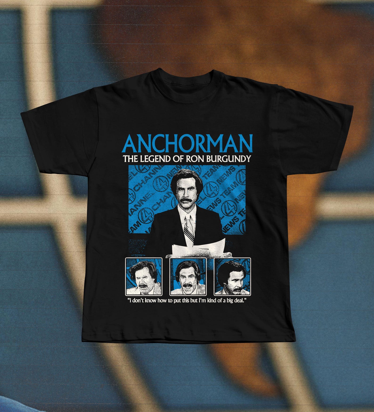 Anchorman Ron Burgundy 2004 Comedy Movie T-Shirt L