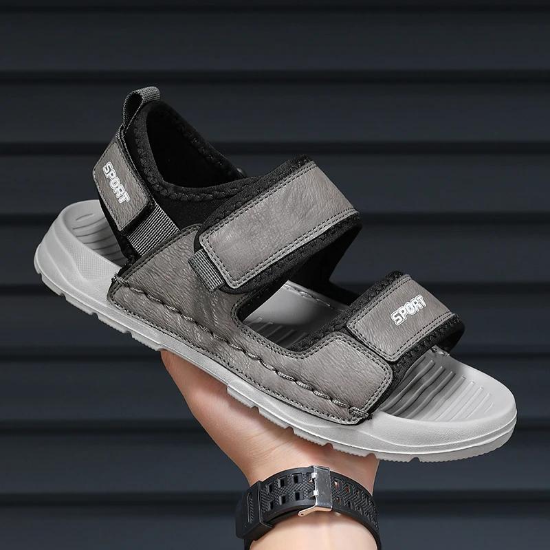 Summer Mens Sandals Fashion Walking Designer Casual Shoes High Quality Outdoor Beach Shoes for Men Driving Sneakers Mocassins