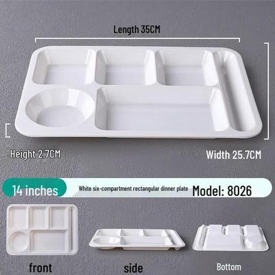 A5 Melamine Divided Canteen Plate