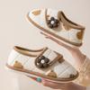 Pregnant women's confinement shoes season women's thin postpartum home non-slip breathable bag and soft-soled cotton slippers women's four seasons