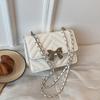 Women Luxury Fashion Versatile Chain Shoulder Crossbody Daily Small Plaid Bag