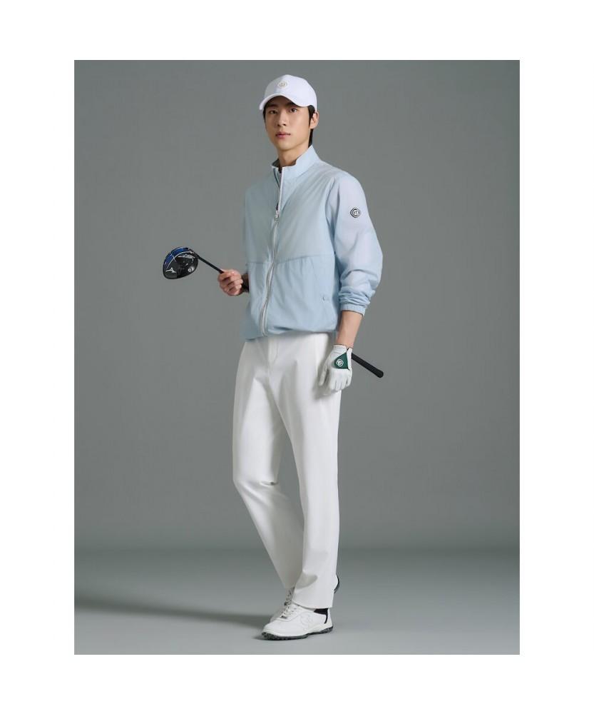 Beanpole Golf Men'S Lightweight Perforated Jumper - Sky Blue