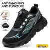 Men's Steel Toe Safety Shoes - Breathable, Wear-Resistant, Anti-Slip, Soft Sole for Comfort & Long Standing, Anti-Smash, Anti-Puncture.