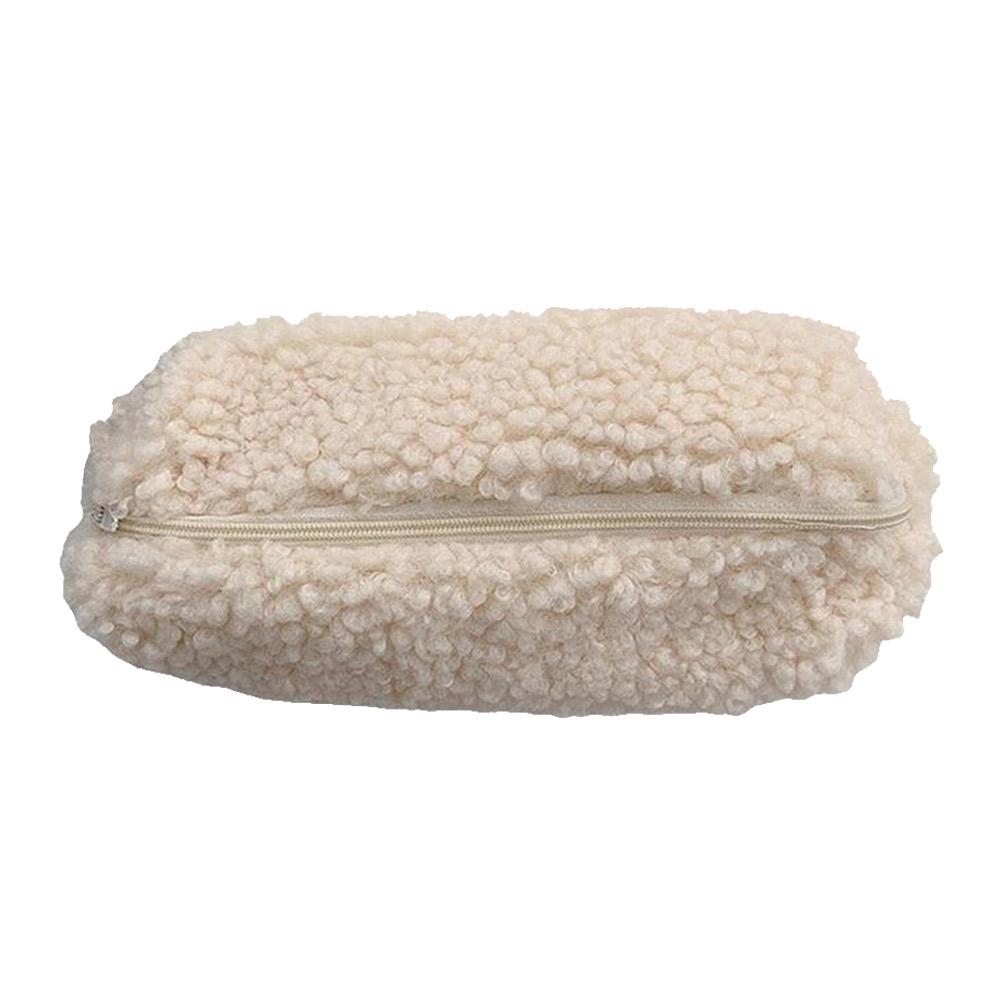 Plush Fluffy Pen Bag with Zipper Pencil Case Pouch Big Capacity Cute Pencil Case for Girls Boys Kids for Adult Students Officers
