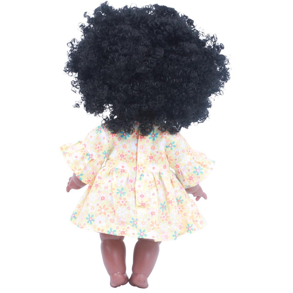 (H0826)Black Girl Dolls Americké panenky na hraní Živé panenky pro miminka 35 cm