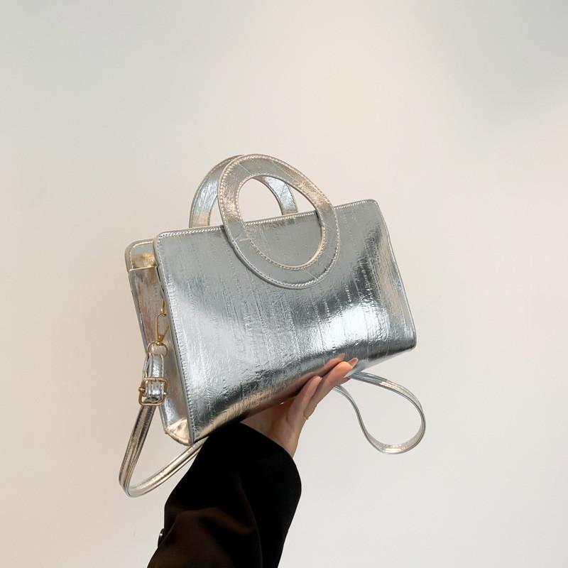 Trendy Fashionable Small Square Handbag With Spacious Interior For Everyday Use