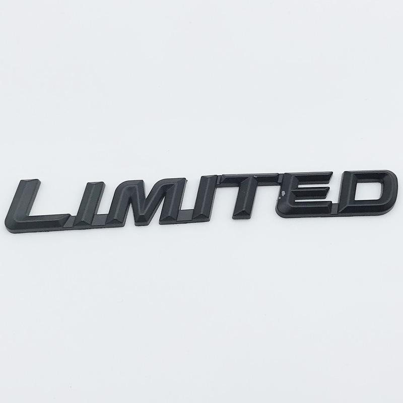 LIMITED Metal Word Mark Grand Cherokee Four-wheel Drive Tail Mark Car Personalized Modification Car Sticker One-piece Modification Car Mark