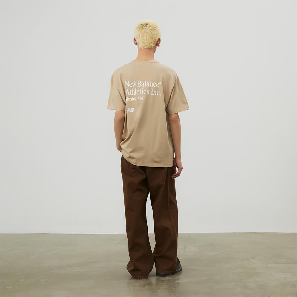 New Balance T Shirt Unisex Khaki AMT42315-SOT