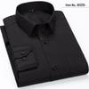 Men's Business Casual Striped Long-Sleeve Shirt - Simple and Fashionable