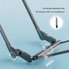 Handheld LED Magnifying Glass with 5X Lens for Seniors' Reading and Repairs