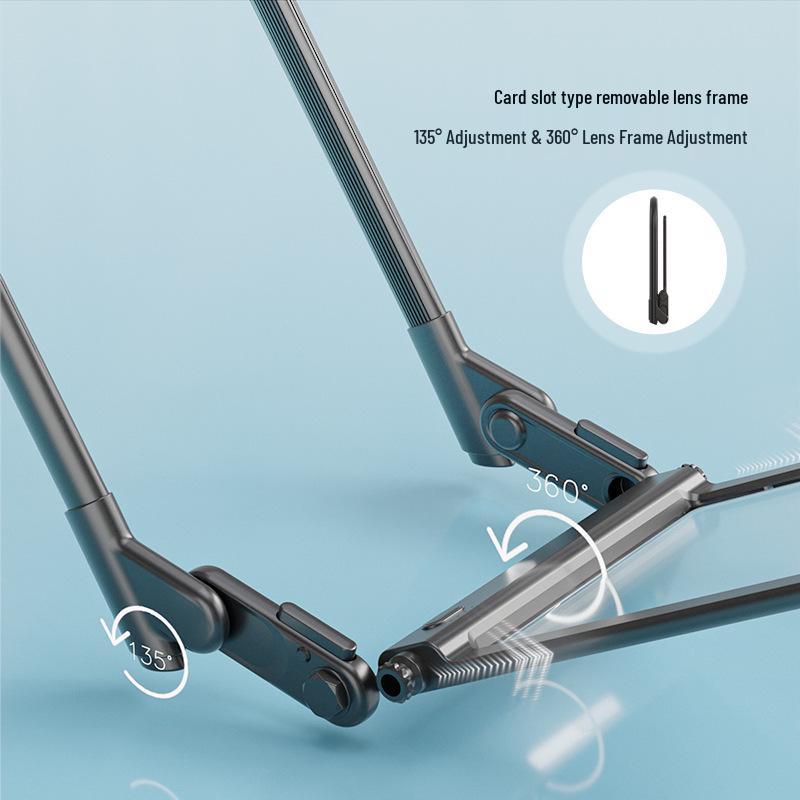 Handheld LED Magnifying Glass with 5X Lens for Seniors' Reading and Repairs