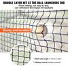 Baseball Batting Cage, Softball and Baseball Batting Cage Net and Frame, Practice Portable Cage Net with Carry Bag, Heavy Duty Enclosed Pitching Cage,