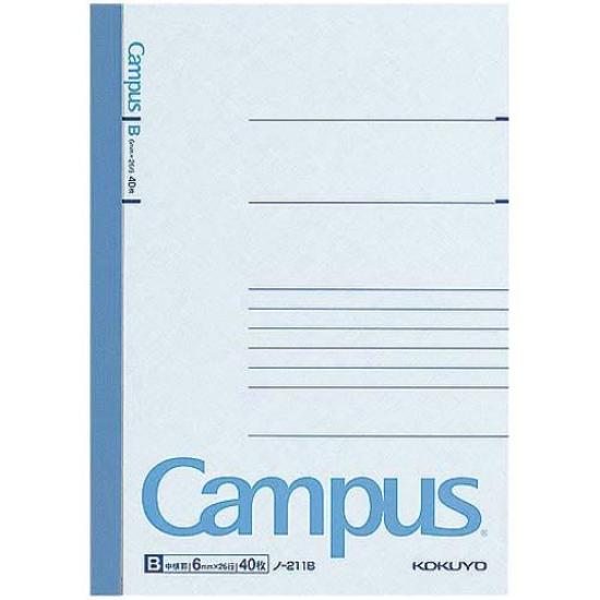 

KOKUYO Campus Note B6 6 мм 40 листов x 20 книг, в линейку B