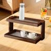 Coffee Mug Organizer Shelf Fashion Double Layer Freestanding Display Shelf Condiment Storage Rack for Collectibles Home Dorm