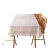 Simple Jacquard Vintage Lace Tablecloth Elegant Home Kitchen Dinner Table Decoration Hollow Table Cloth