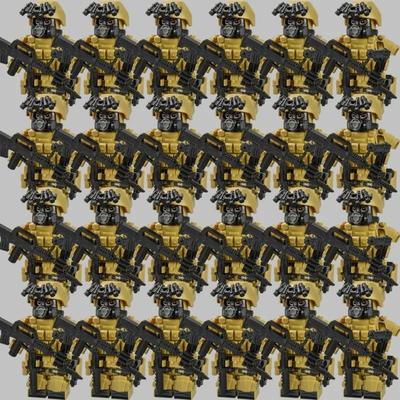 New Building Blocks, Special Police Forces, MOC Military Building Blocks, Mini Humanoid Dolls Armed with Police, DIY Accessories