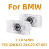 2pcs Car LED Door Projector Welcome Lamp Is Suitable For BMW 1 Series, 3 Series and 8 Series F40 G20 G21 X7 G07 Z4 G29 Lighting.