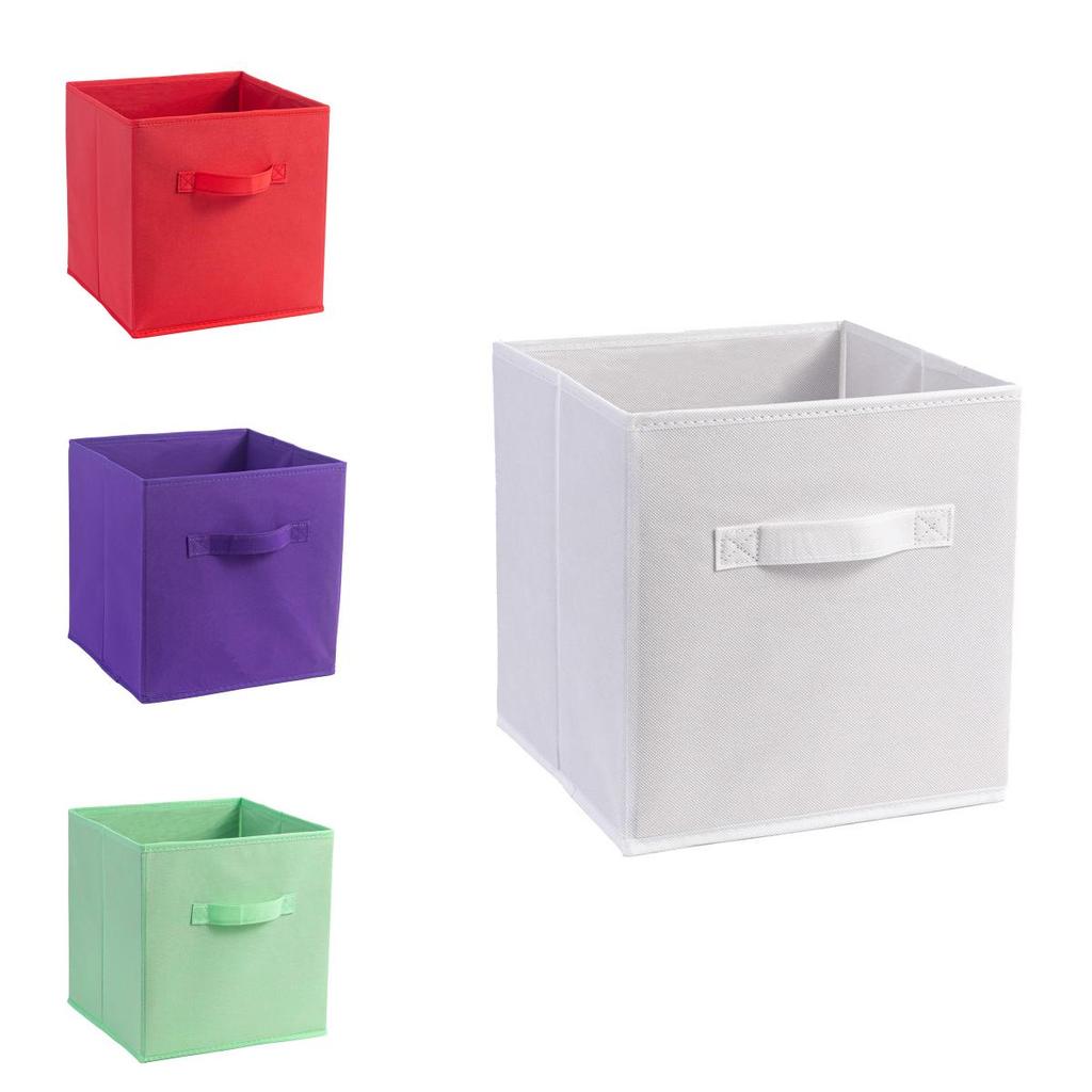 Spacious 35l Fabric Storage Box For Shoes Clothes And Accessories Ideal For Living Room Use