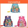 Kids Capybara Double Shoulder School Bag With Air Cushion Straps For Preschool And Kindergarten