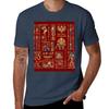 Egyptian Hieroglyphs And Deities On Red Tshirt Lightweight Running Tshirt