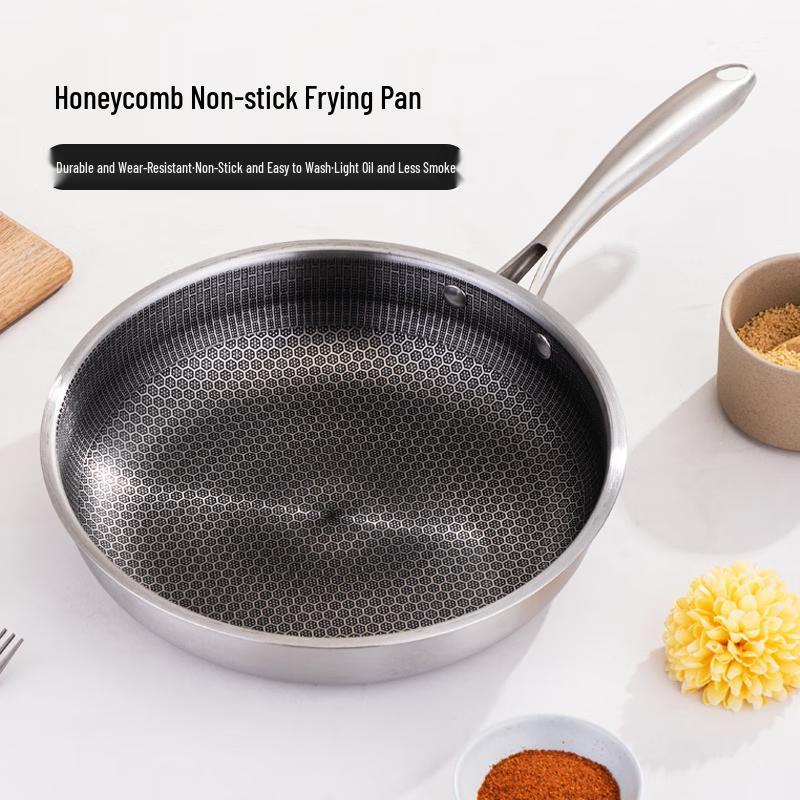 Lechu Heli Stainless Steel Non-stick Frying Pan