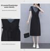 European Summer 2022 Slimming Casual Two-Piece Look Suspender Dress - Women's Fashion