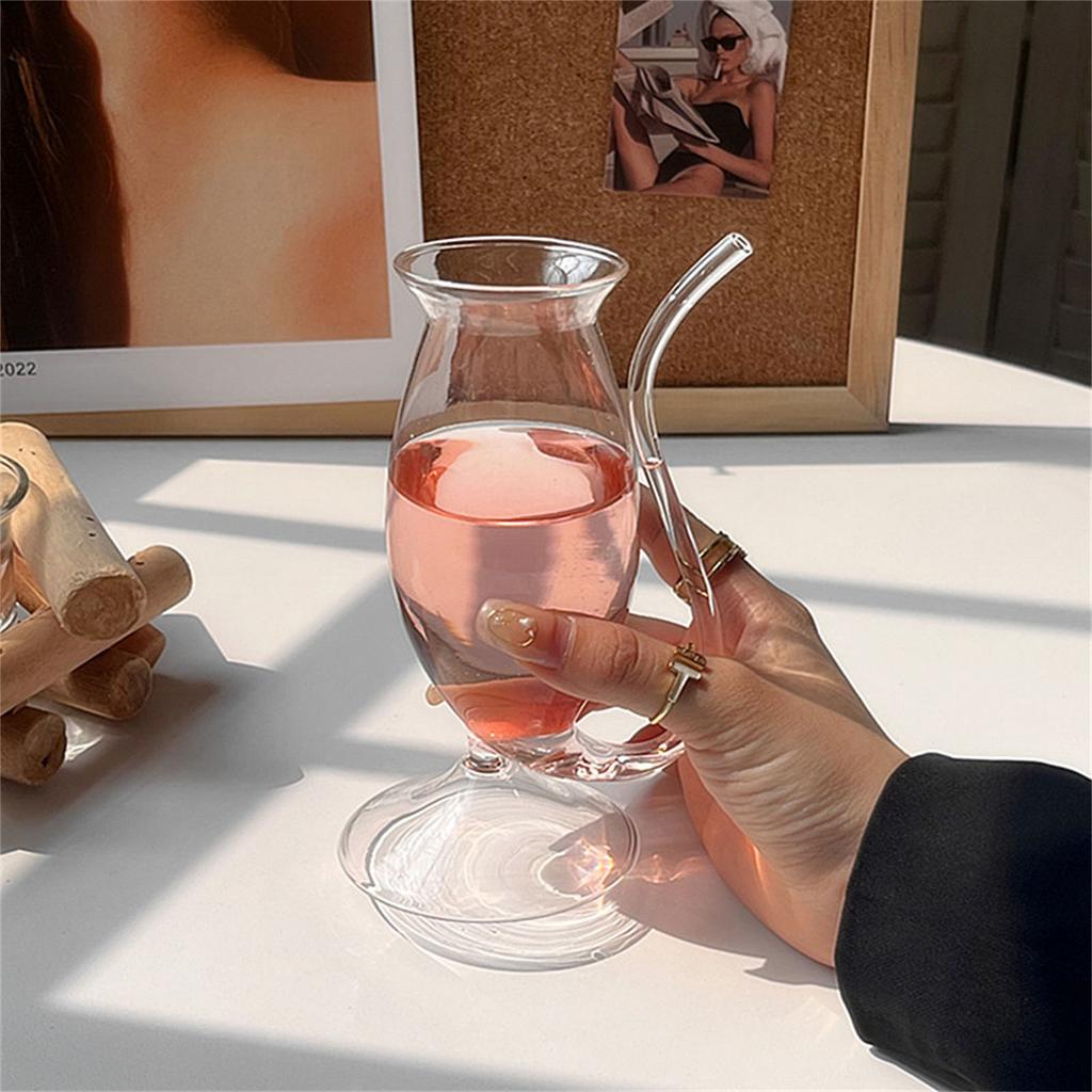 Creative Halloween Vampire Cup Cocktail Glass with Heat Resistant High Borosilicate Glass for Bar and Home Use