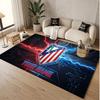 Personalisierter Kristall-Samt-Teppich Atletico Madrid FC Muster Rutschfester Bodenläufer