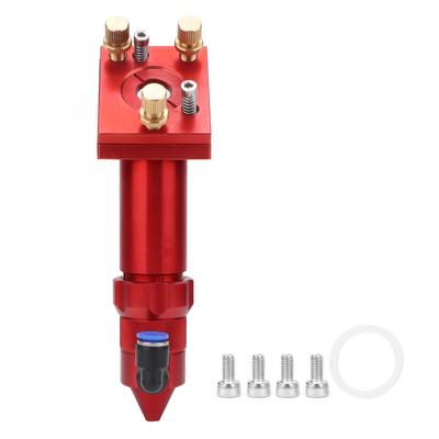 Rote Aluminium-Laserkopf-Zubehörteile für CO2-Lasergravurmaschinen 63,5 101,6 mm(Typ A)