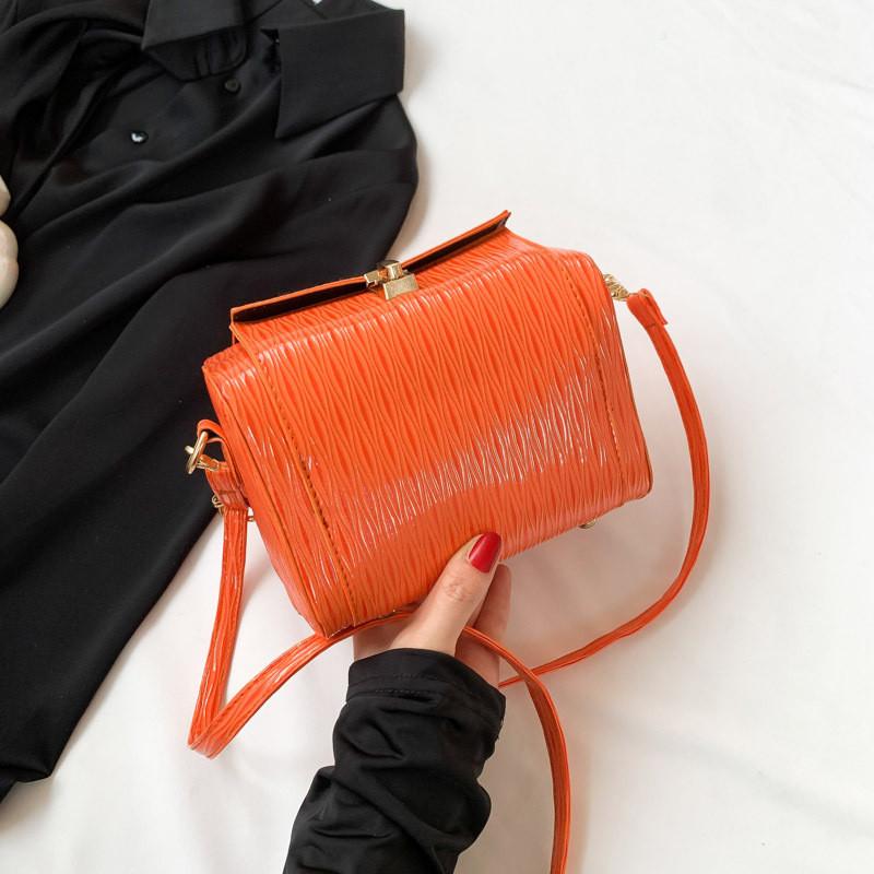 

Stylish Vintage Small Square Bag For Women In Black Beige Pink Brown Green Orange помаранчевий