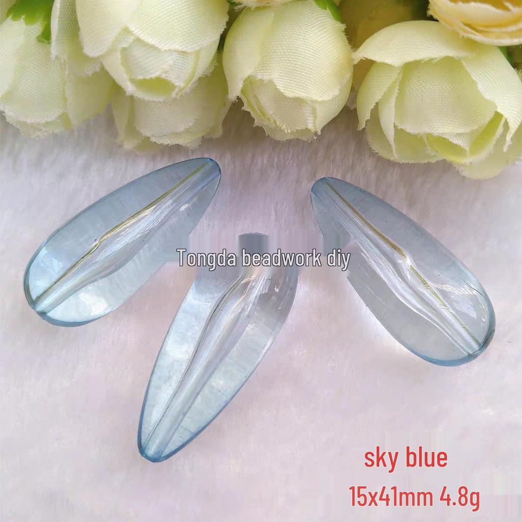 Transparent Acrylic Water Drop Beads for DIY Jewelry, Curtains, Ornaments, and Lighting Accessories