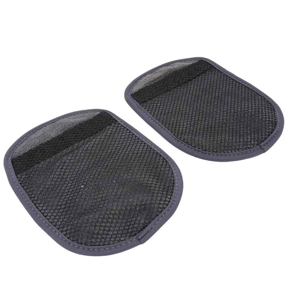 2 Pcs Sand Wipe Off Mitts Large Size   Mesh Fabric Beach Sand Remover Cleaner Vacation   for Sandboxes