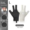 1Pc Left Right Hand Billiard Gloves Open Three Finger Non-Slip Wear Resistant Snooker Pool Gloves Billiard Training Glove