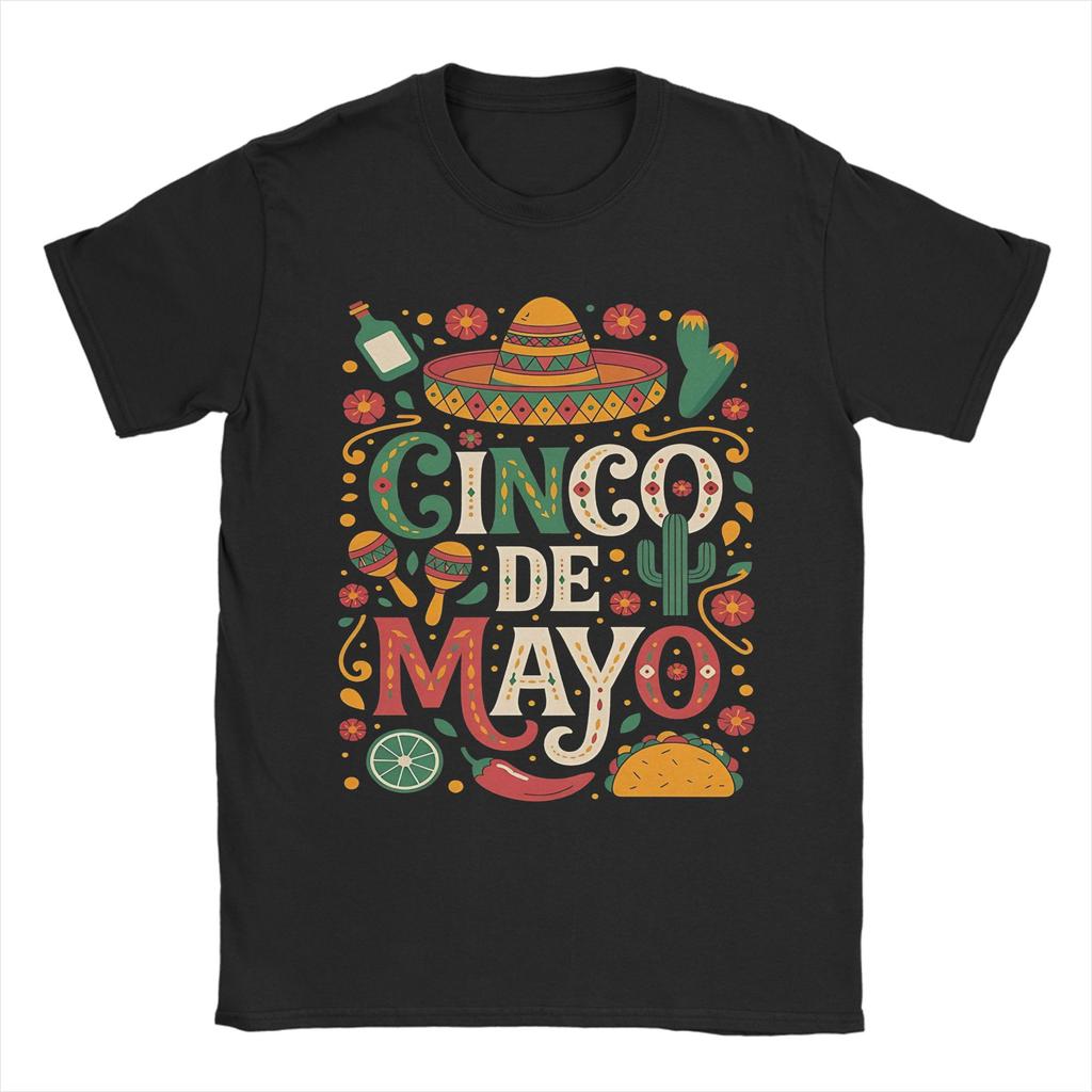 Taco Cinco De Mayo Tshirt For Unisex Unisex Hipster Pure Cotton Tees O Neck Short Sleeve T Shirts Plus Size Clothing