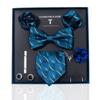 High-End Wedding Groom Tie Pocket Towel Corsage Gift Box Set Men'S Tie