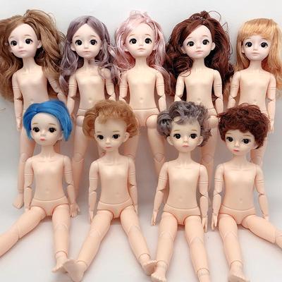 12-inch BJD Doll Body, 1/6 Scale, 23 Joints, Movable Hands, Custom Makeup, Includes Accessories for Dressing Up.