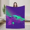 Grogu W-Warss Baby Yodas Blankets  Camping Flannel Throw Blanket For Living Room Warm Custom DIY Quality Bedspread