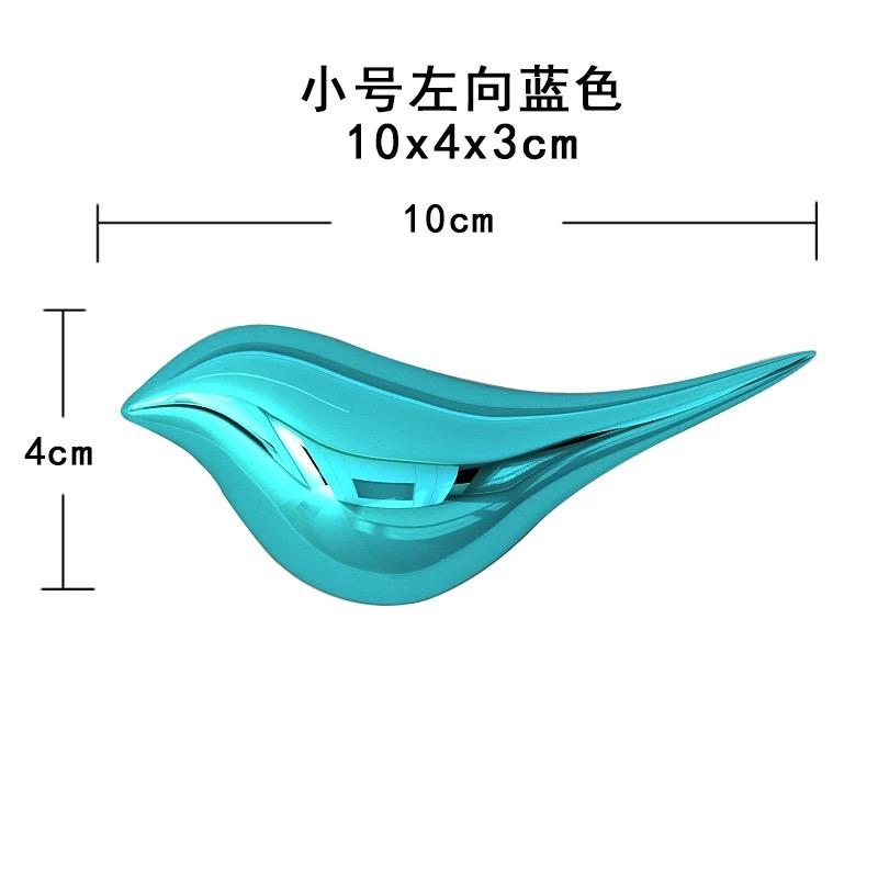 Living Room Wall Mounted Background Display Three-dimensional Bird Electroplating Simulation Animal Wall Mounted Decoration