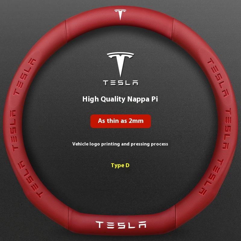 Car Steering Wheel Cover For Tesla Model 3 Model S Model Y Model X Roadster 2019-2025 Auto interior Steering Wheel Accessories