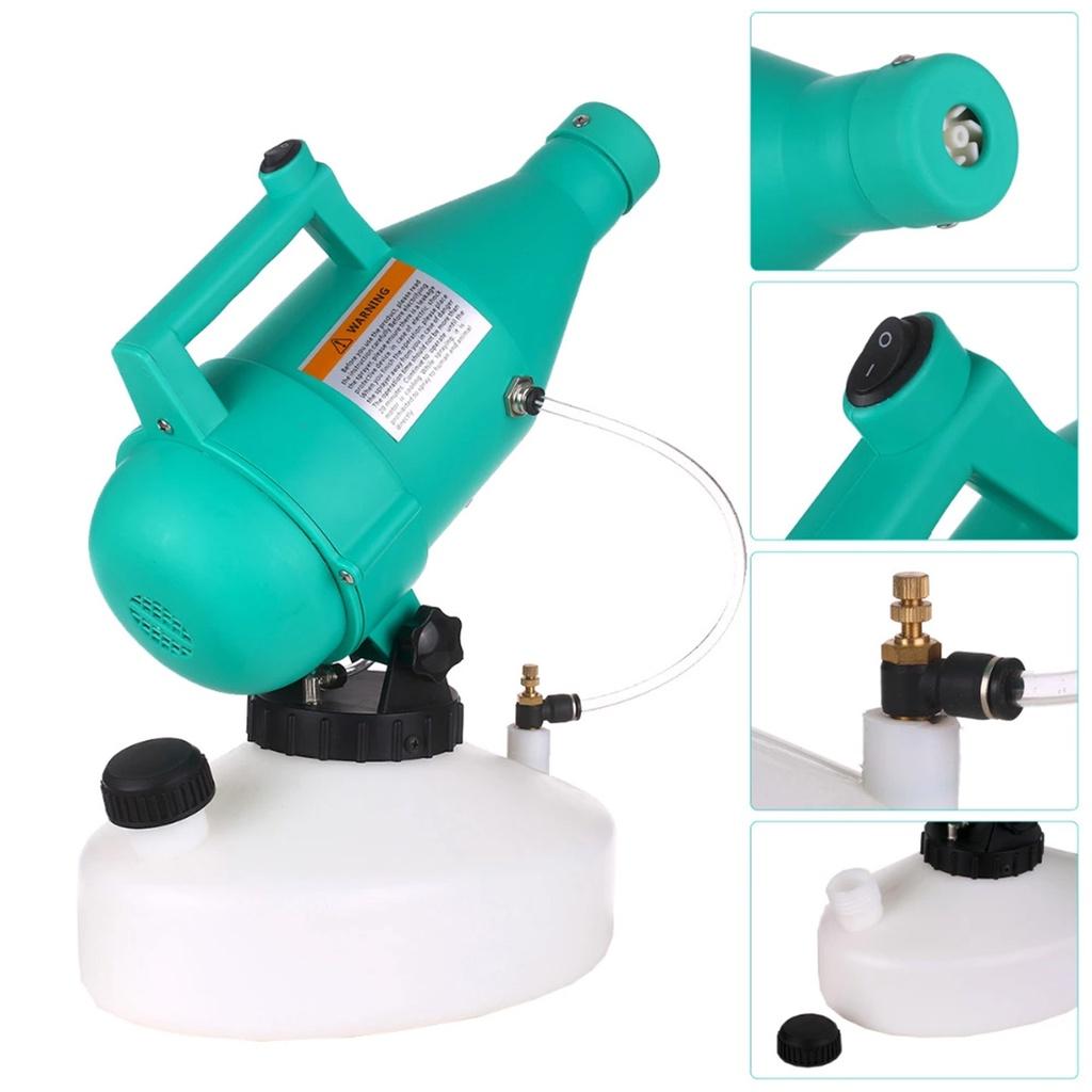 110/220V Electric ULV Fogger Ultra Low Capacity Cold Fogging Machine 1400W 4.5L Portable Electric Spray Disinfection Machine