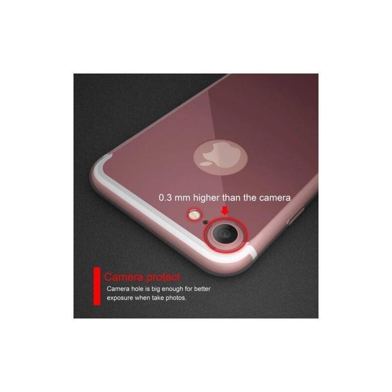 Rubber Back Mirror Crystal Clear Bumper Case Cover For Iphone 5 6 7 Plus 7s
