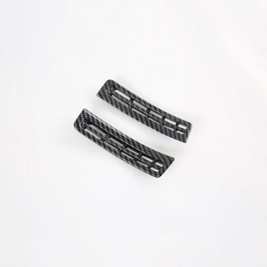 Carbon Fiber Front Air Vent Outlet Frame Cover Trim For Hyundai Tucson 2021-2023