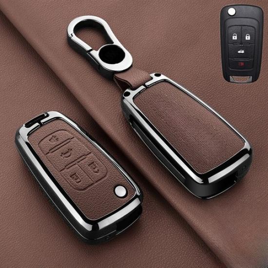 Zinc Alloy Leather Car Key Case Cover For Buick Cascada Verano Encore LaCrosse
