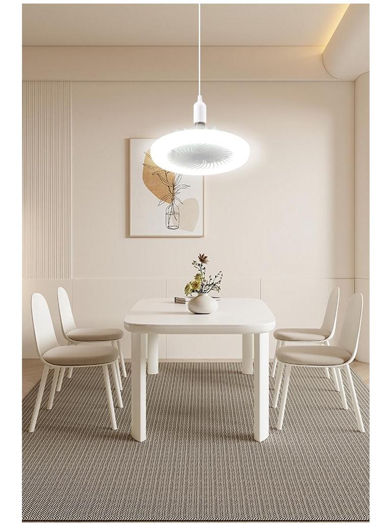 Kompakte LED Deckenventilator-Glühbirne mit E27-Sockel für Schlafzimmer und Restaurant
