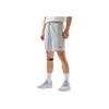 Li Ning Fitness Series Logo Breathable Moisture-Wicking Sports Knit Casual Shorts Men Shorts Mist-Gray AKSU471-4