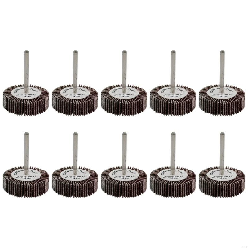 Pack of 5 80 Grit Sanding Flap Discs 32mm Shank Quality Materials For Metal Polishing Grinding Work Use