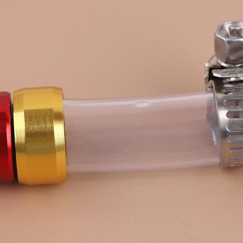 Motorrad Luftfilter Ablassschlauch Kopf aus CNC-Legierung für Click150 Universal Motorradzubehör Click Legierungsstopfen